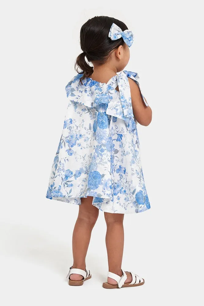 Sofia The Label Ava Dress Sky Blue Floral