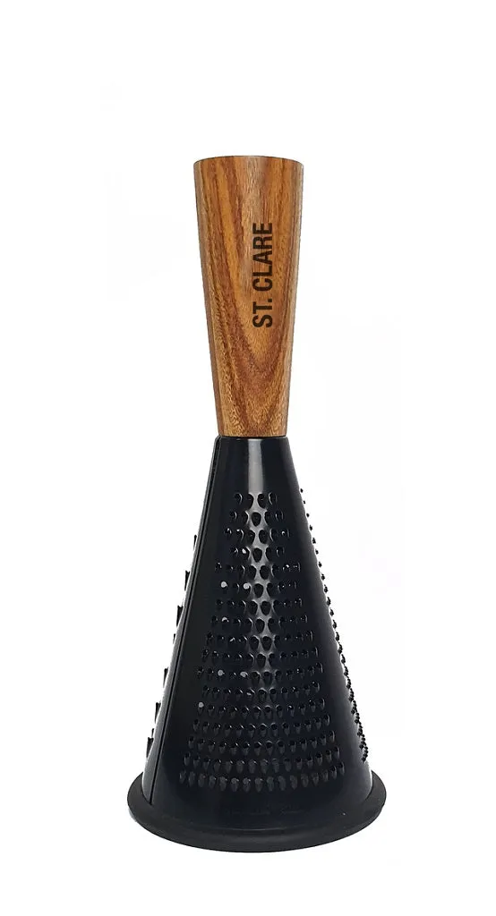 St Clare Acacia Grater 20cm Black