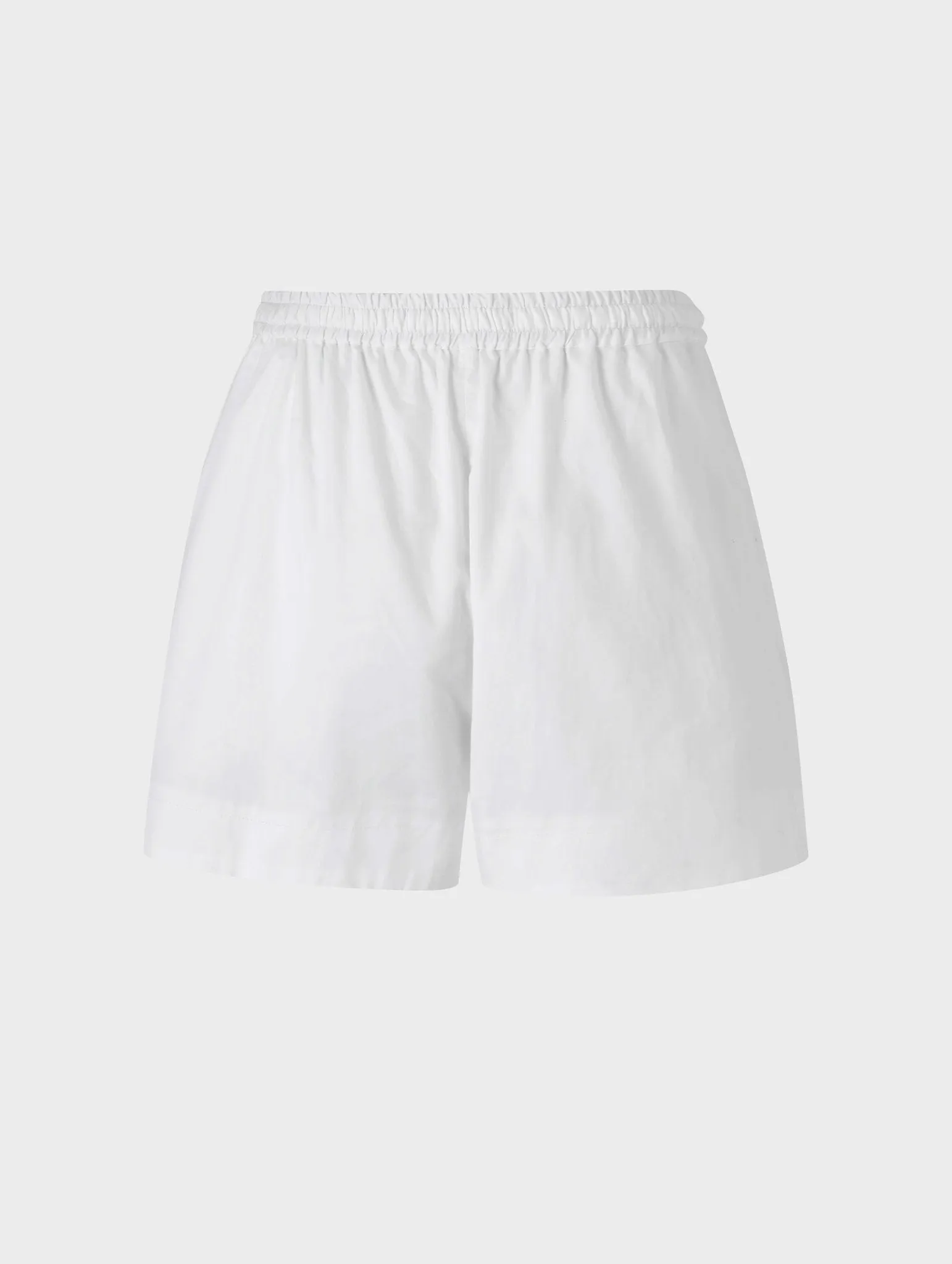 Stevie Short Cotton Poplin White