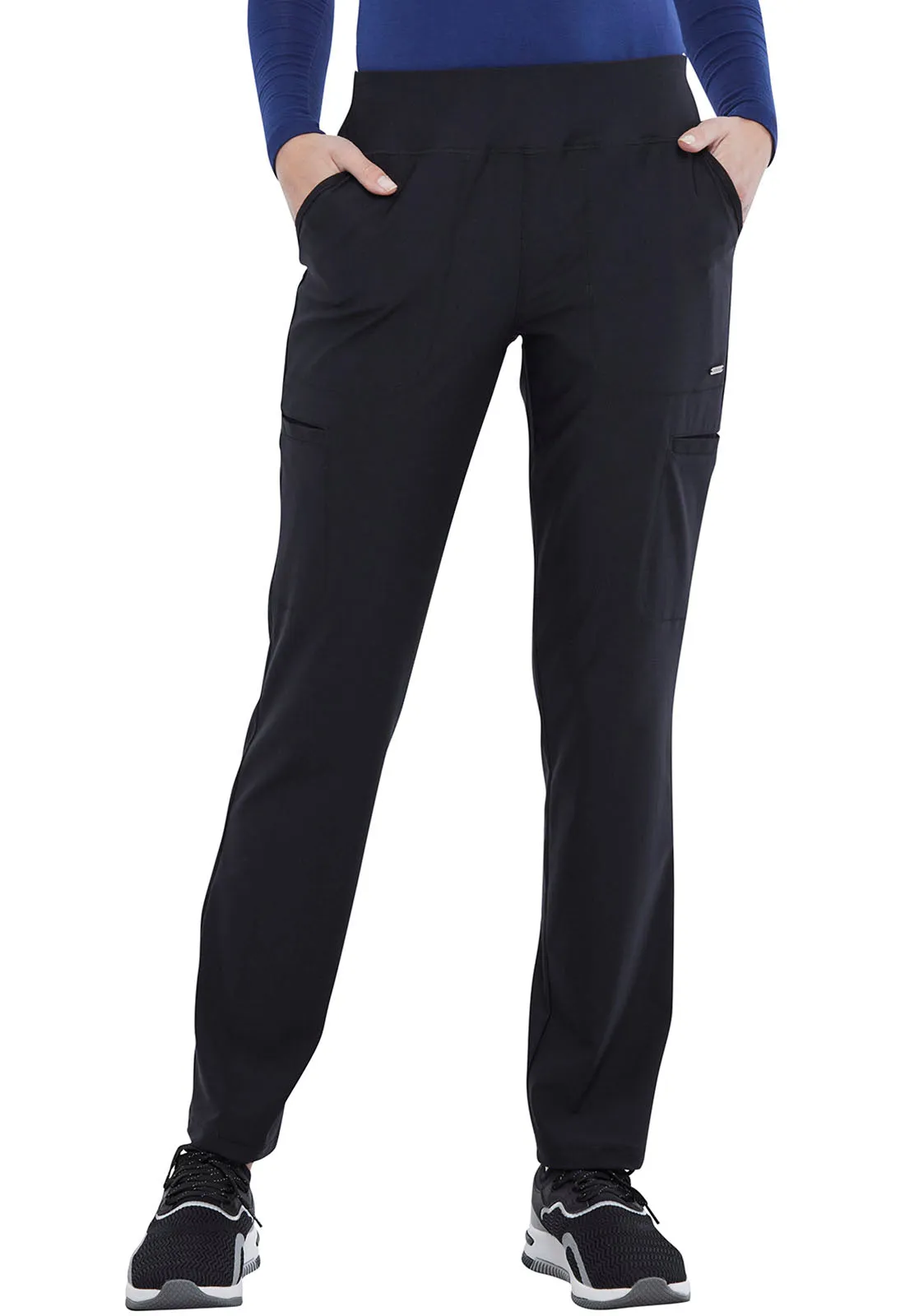 Straight Leg Pull-on Pant by Cherokee Form