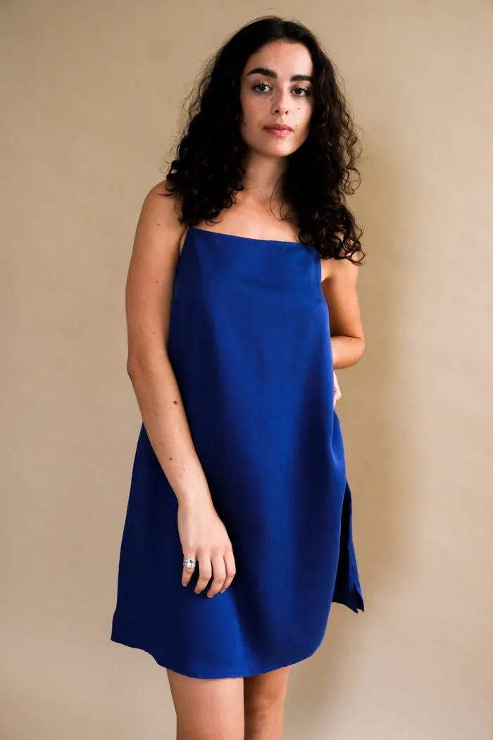 TESSA DRESS ROYAL BLUE