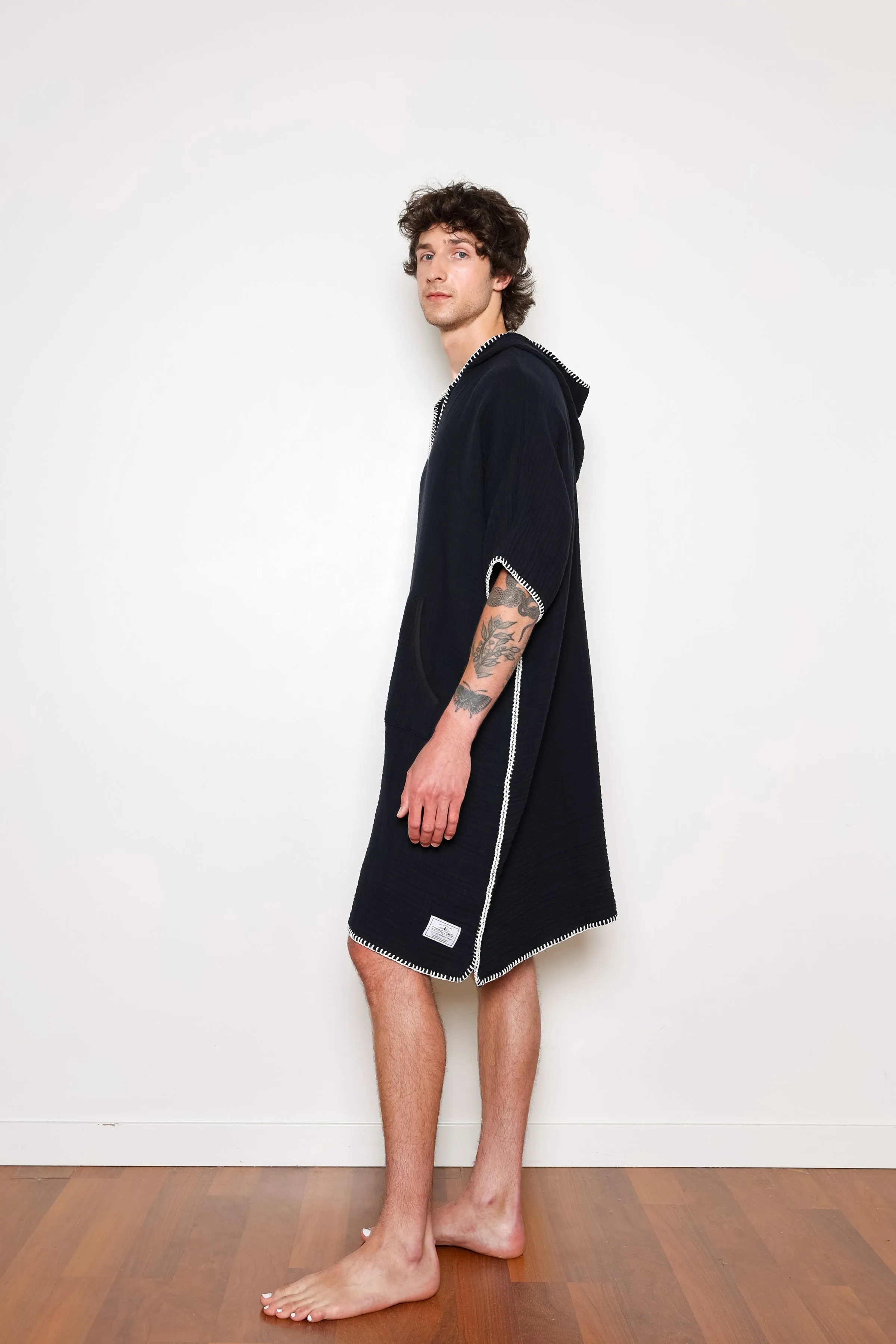 THE COCOON | Men's Muslin Surf Poncho