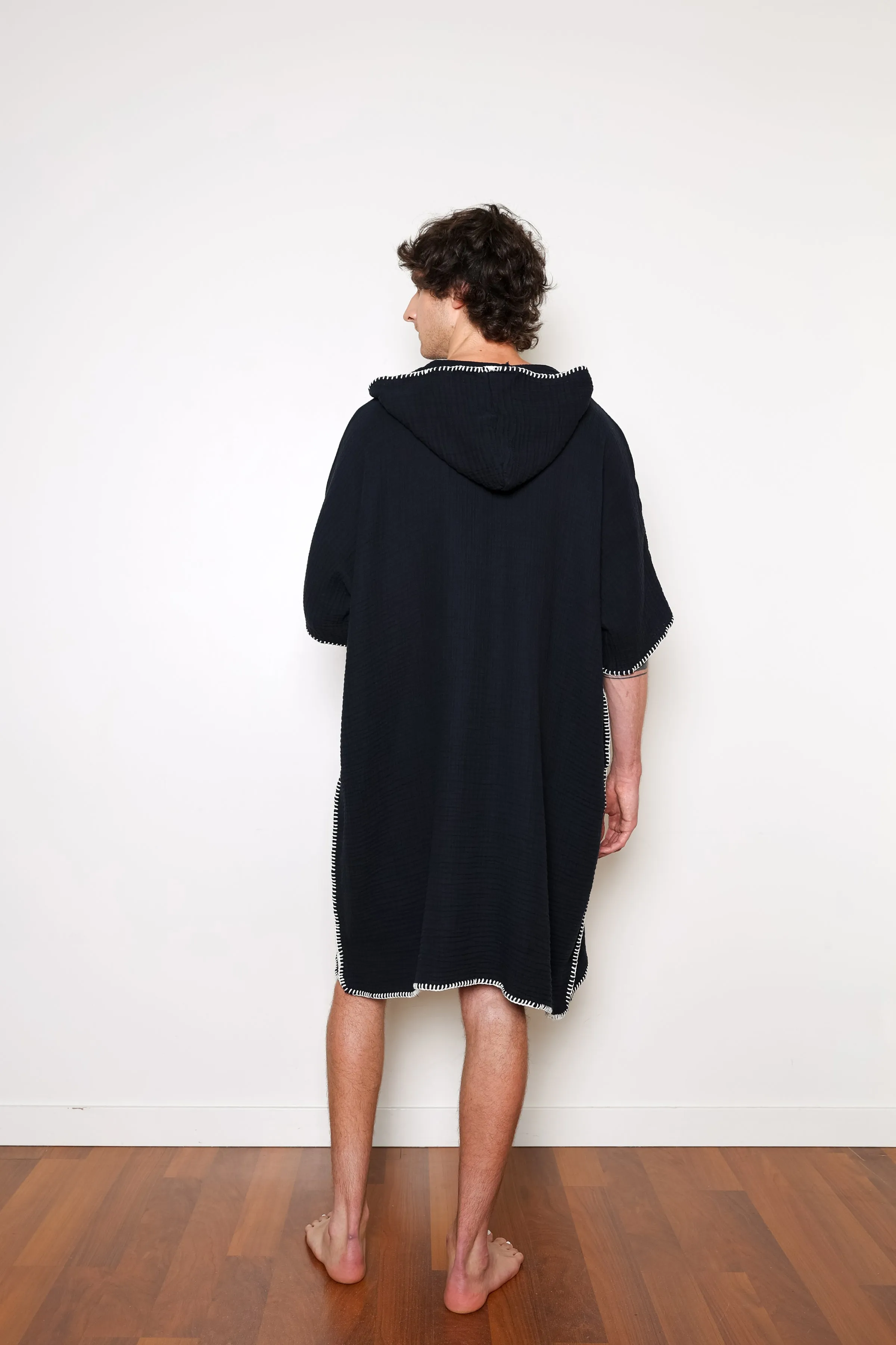 THE COCOON | Men's Muslin Surf Poncho