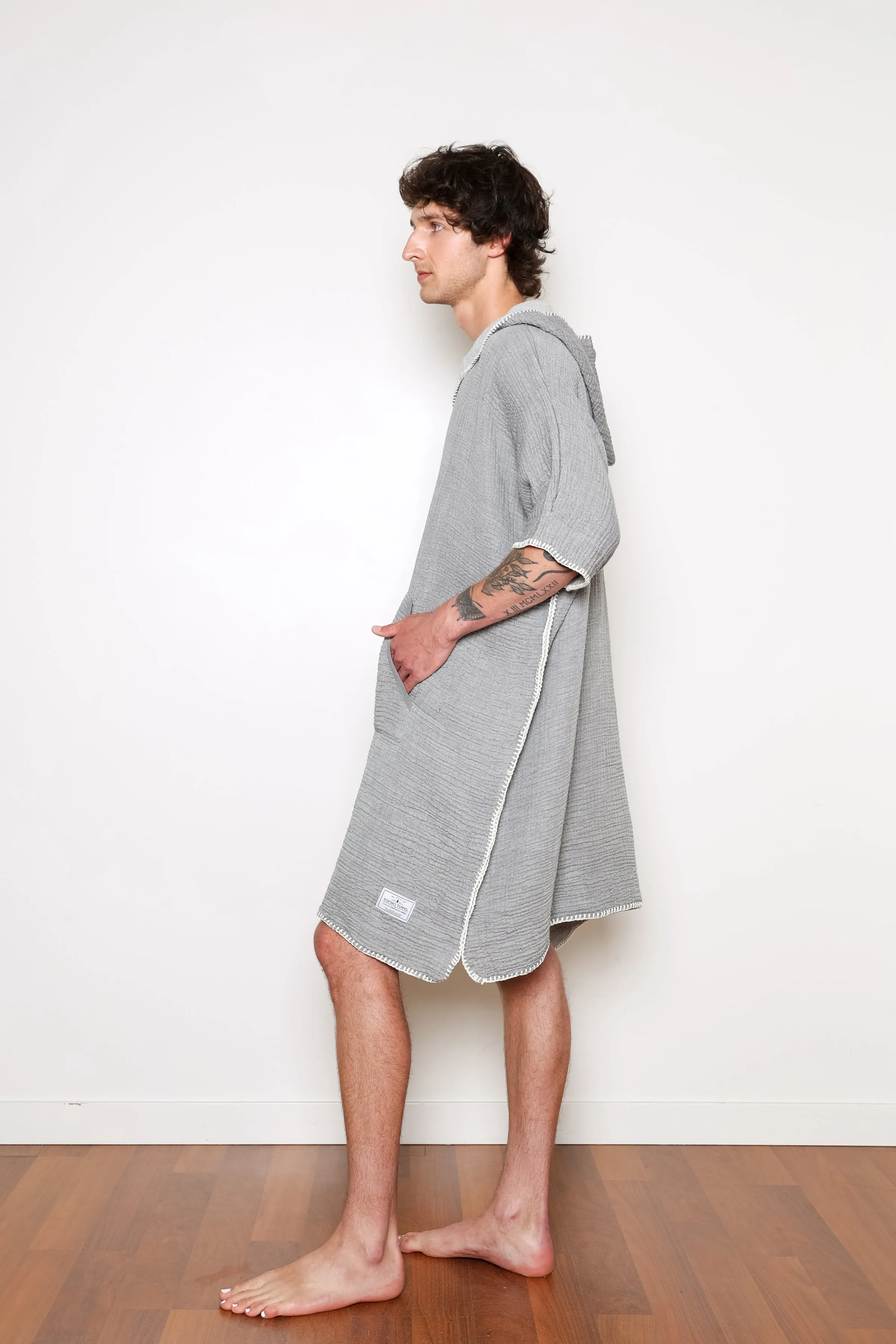 THE COCOON | Men's Muslin Surf Poncho