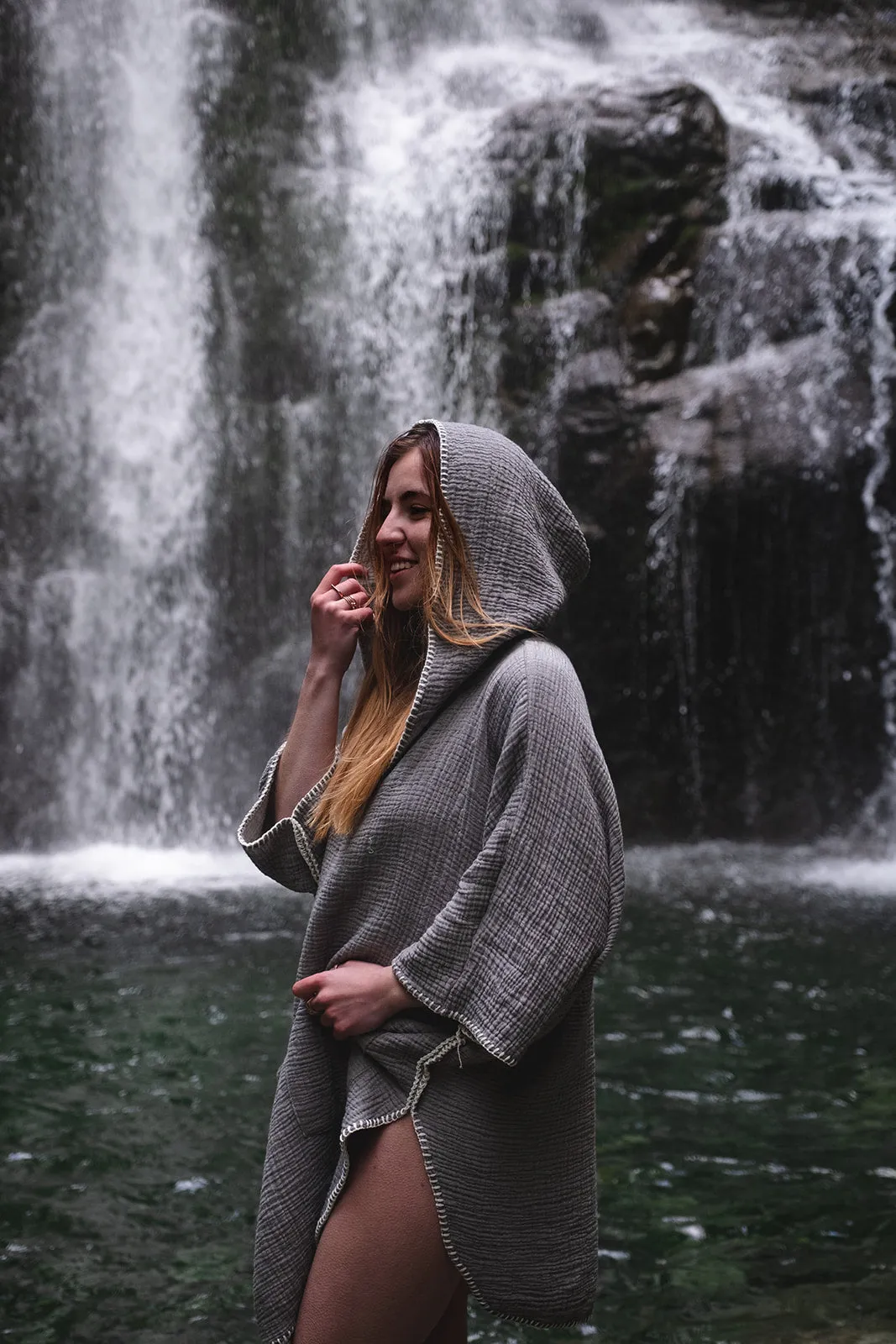 THE COCOON | Women's Muslin Surf Poncho