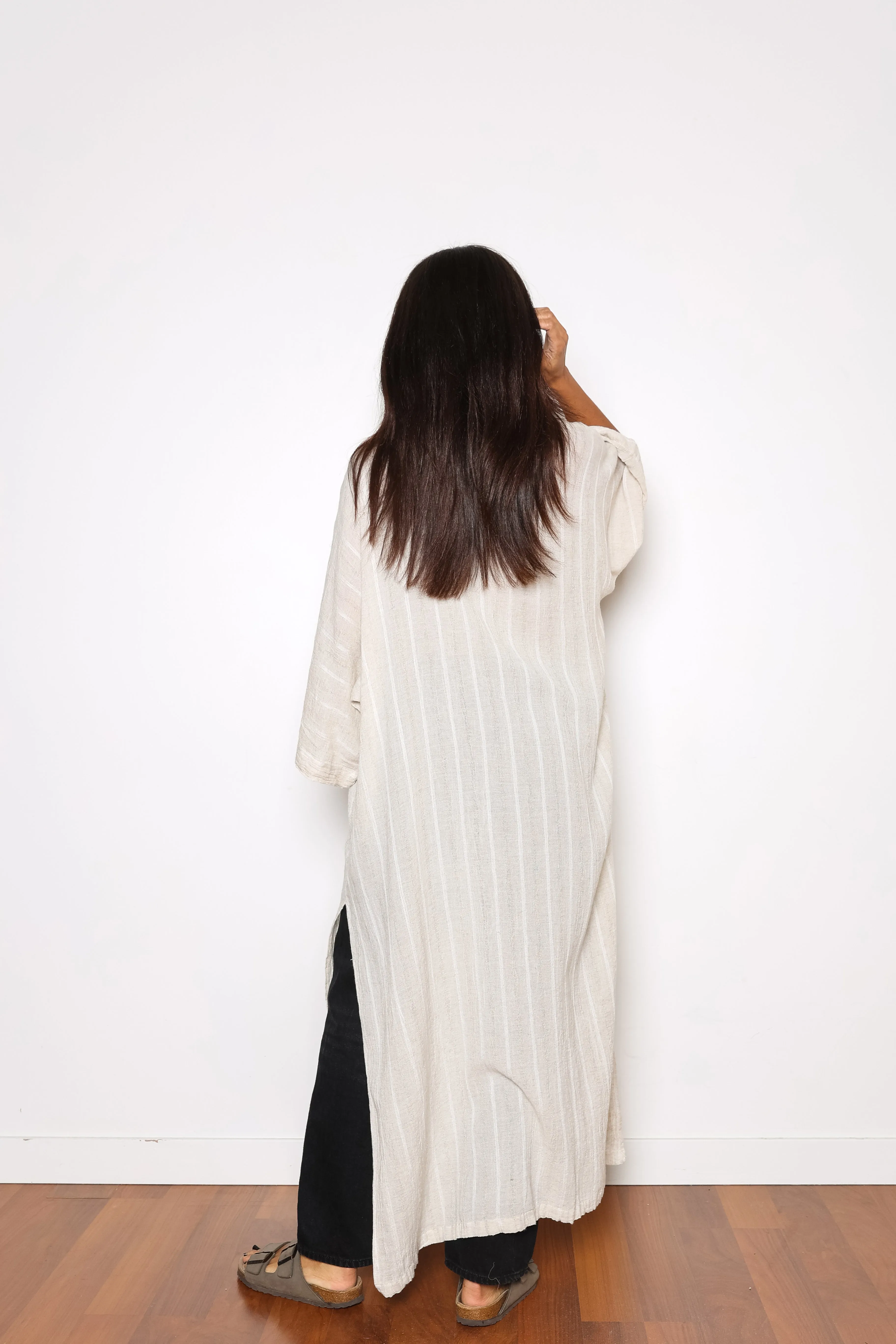 THE ELOWEN | Open Linen Blend Cover-Up