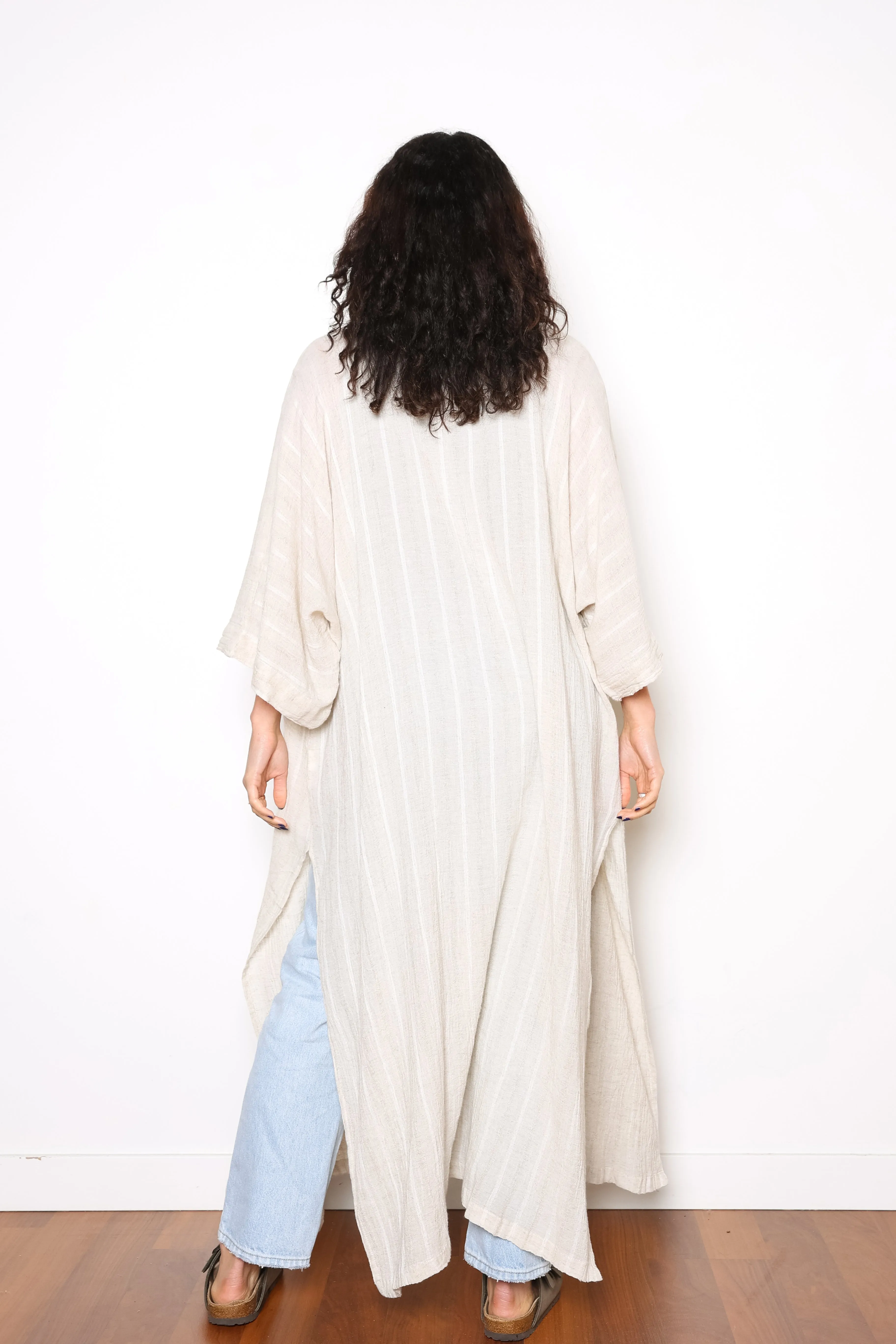 THE ELOWEN | Open Linen Blend Cover-Up