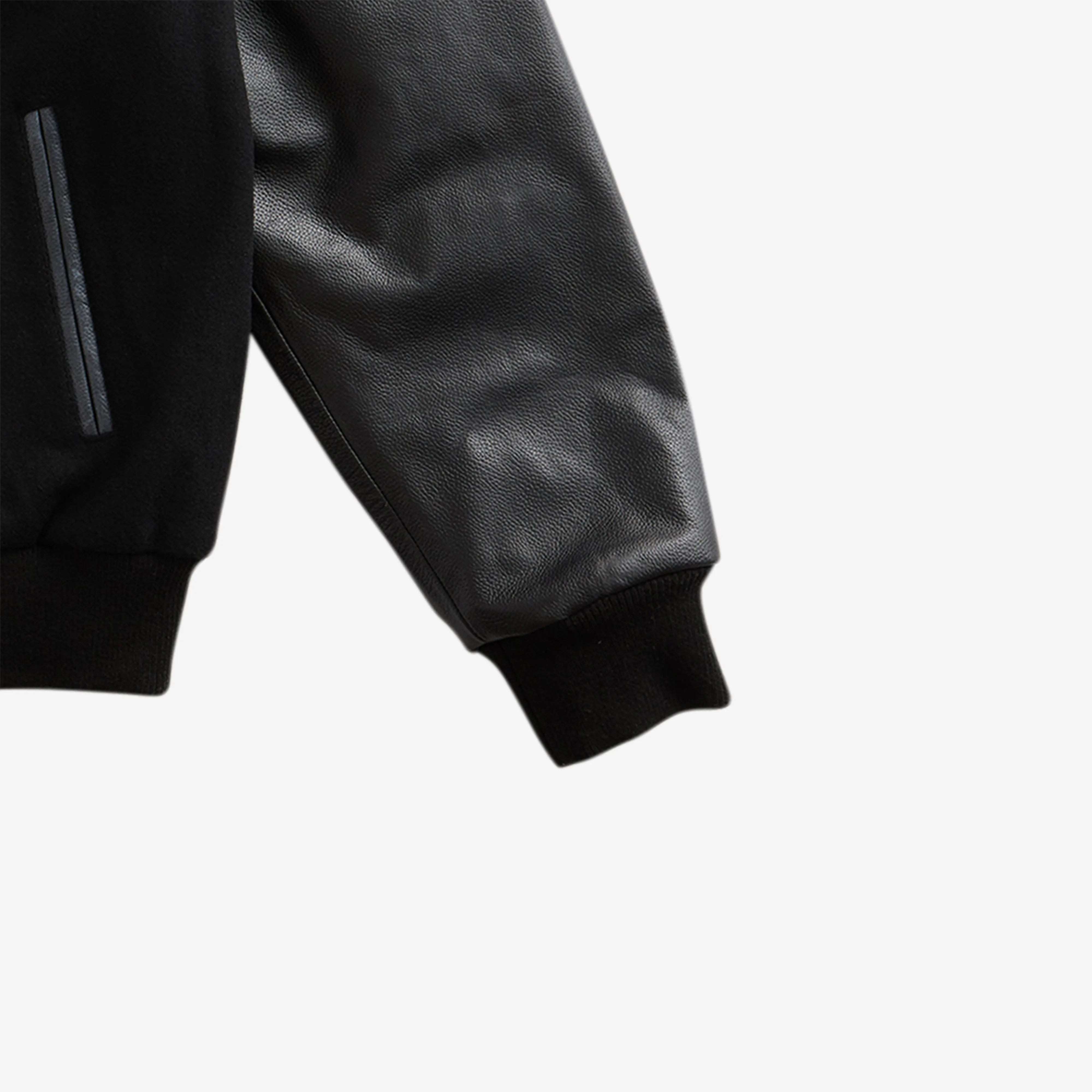 The GREATS Varsity Bomber - Black