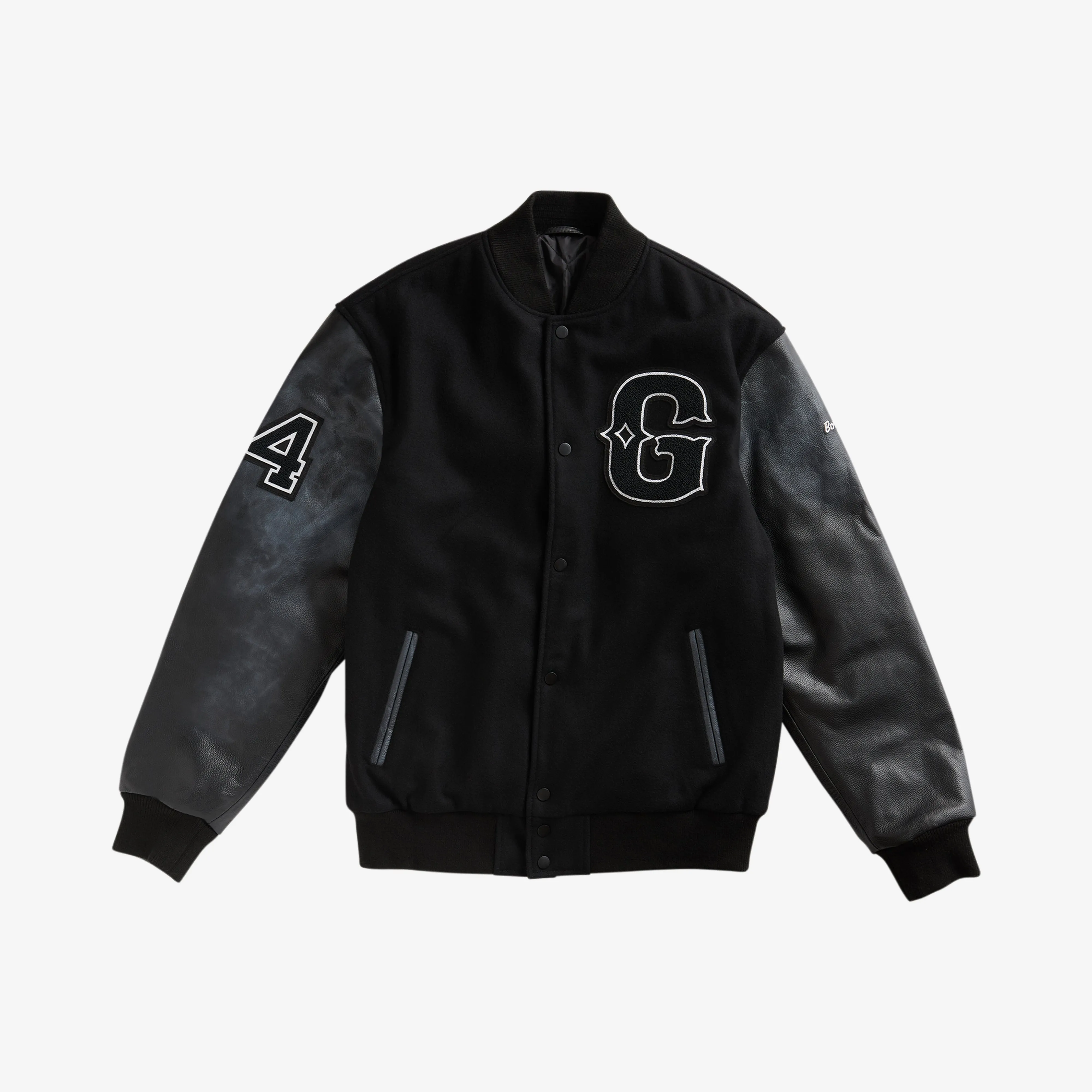 The GREATS Varsity Bomber - Black