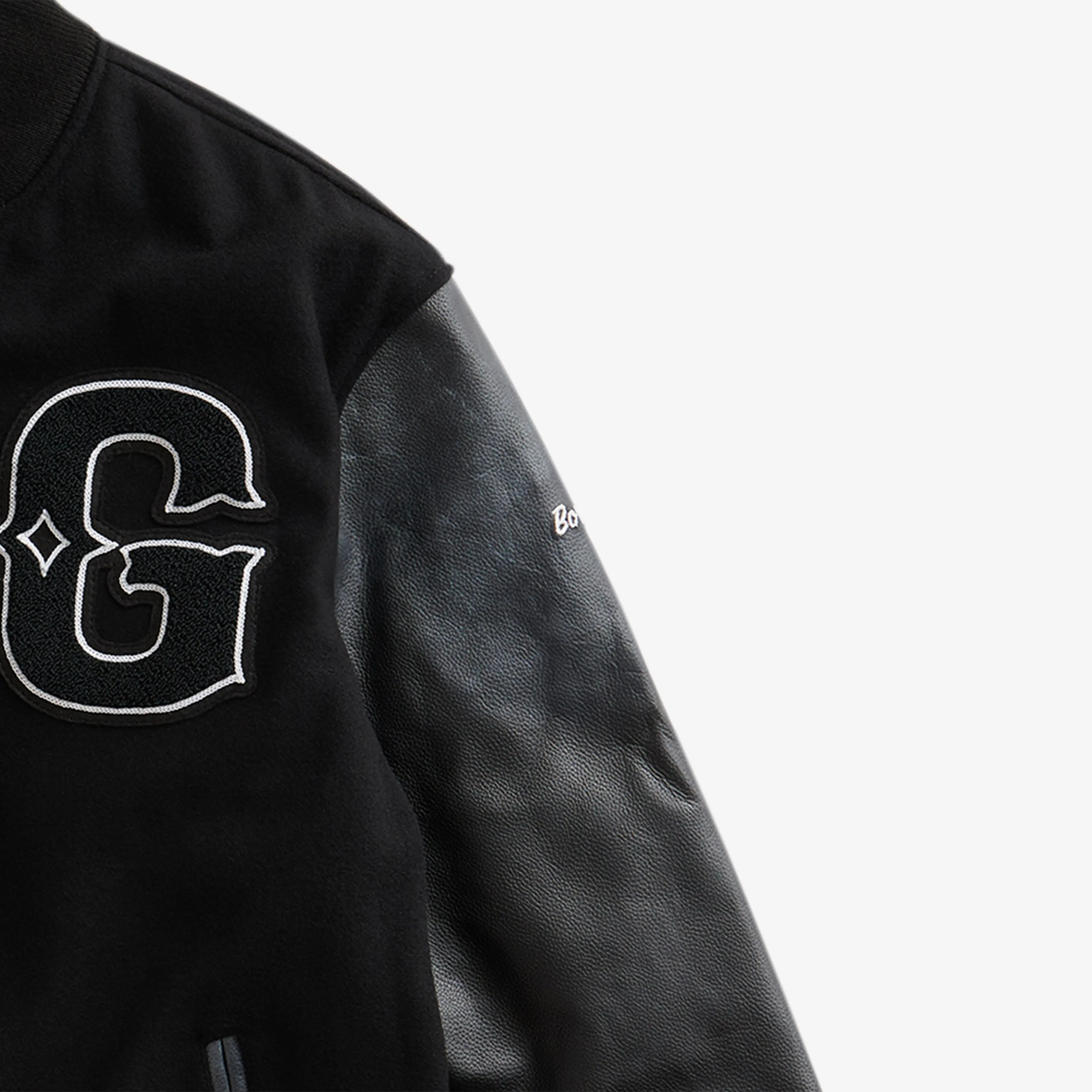 The GREATS Varsity Bomber - Black