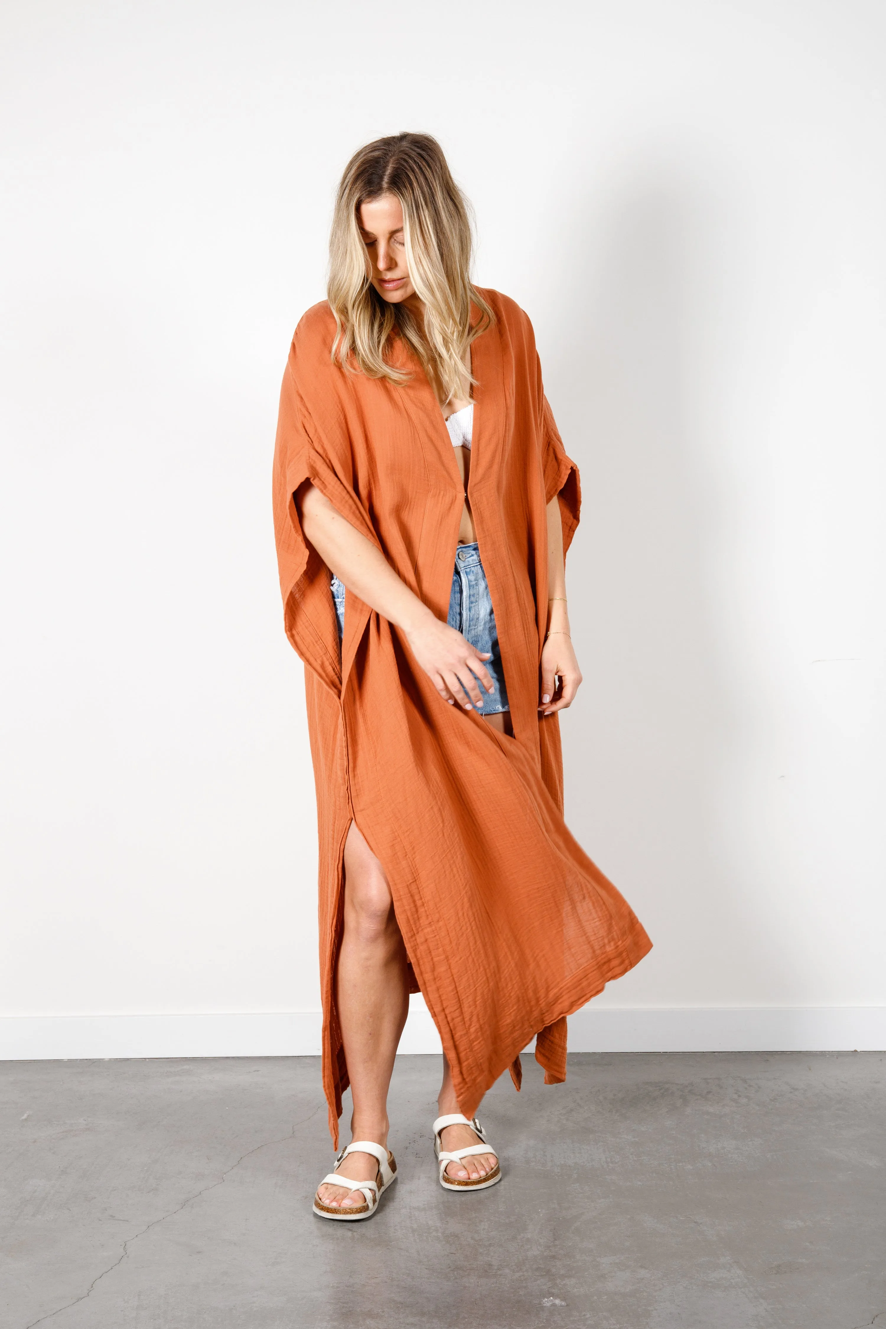 THE HAZEL | Open Muslin Cover-Up