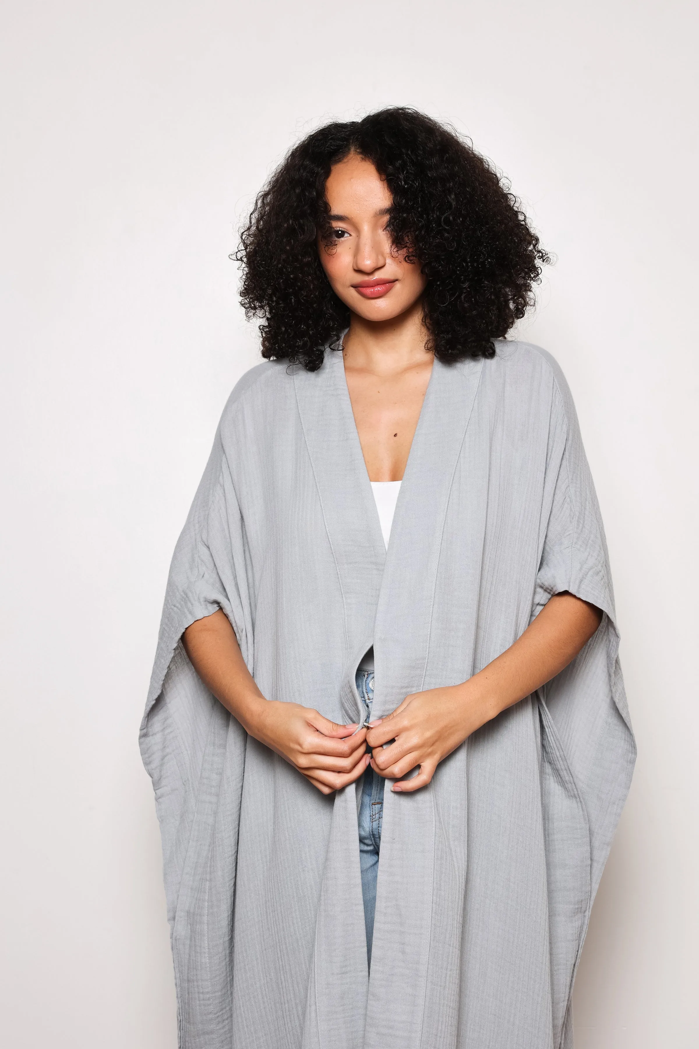 THE HAZEL | Open Muslin Cover-Up