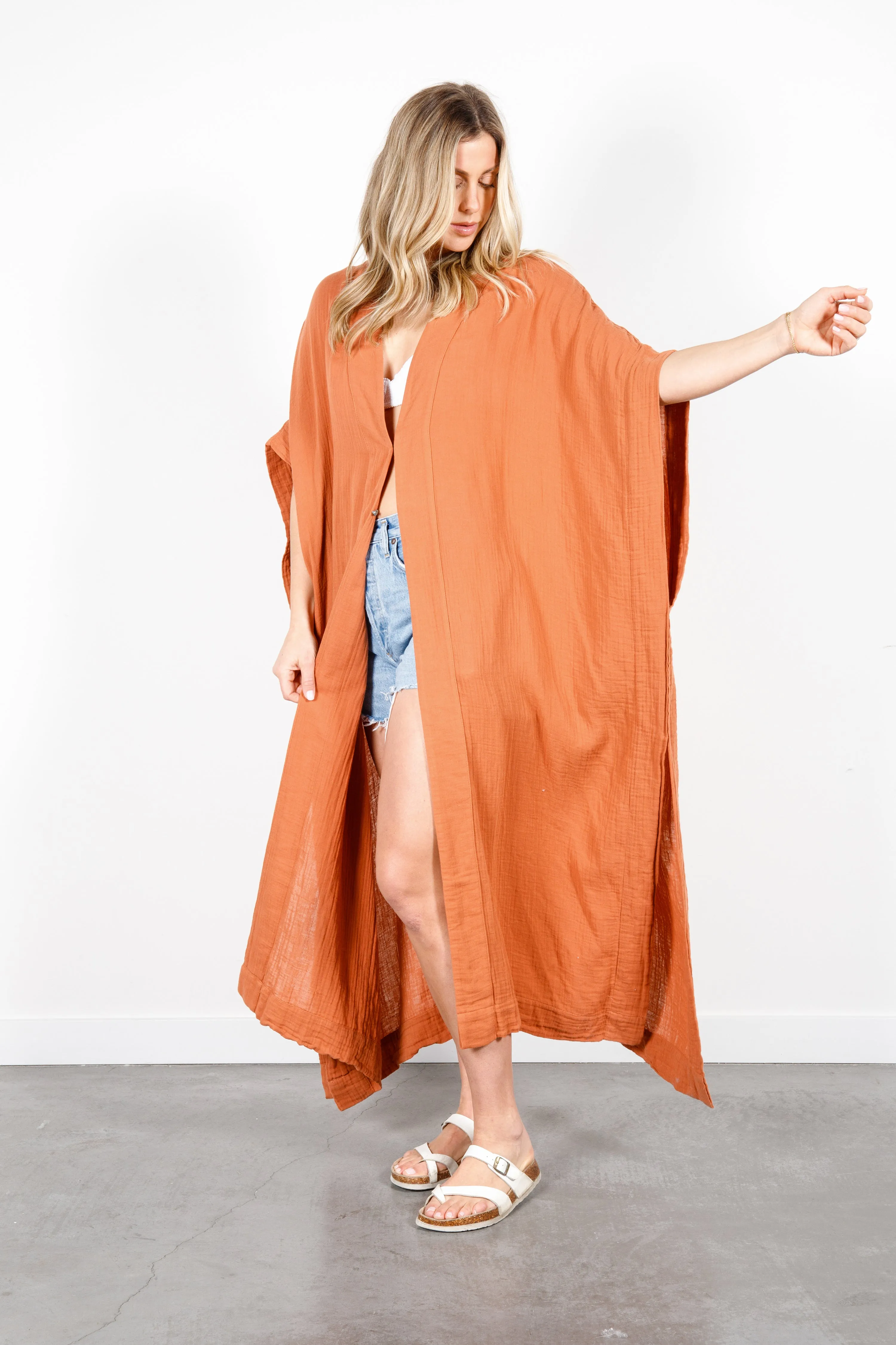 THE HAZEL | Open Muslin Cover-Up