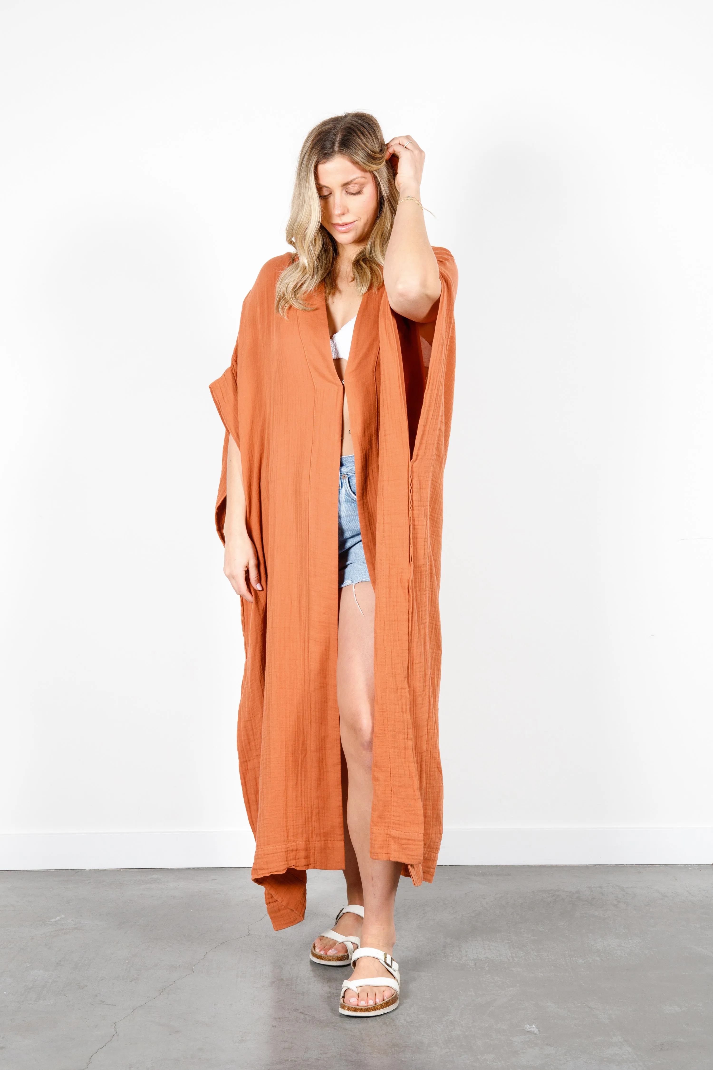 THE HAZEL | Open Muslin Cover-Up