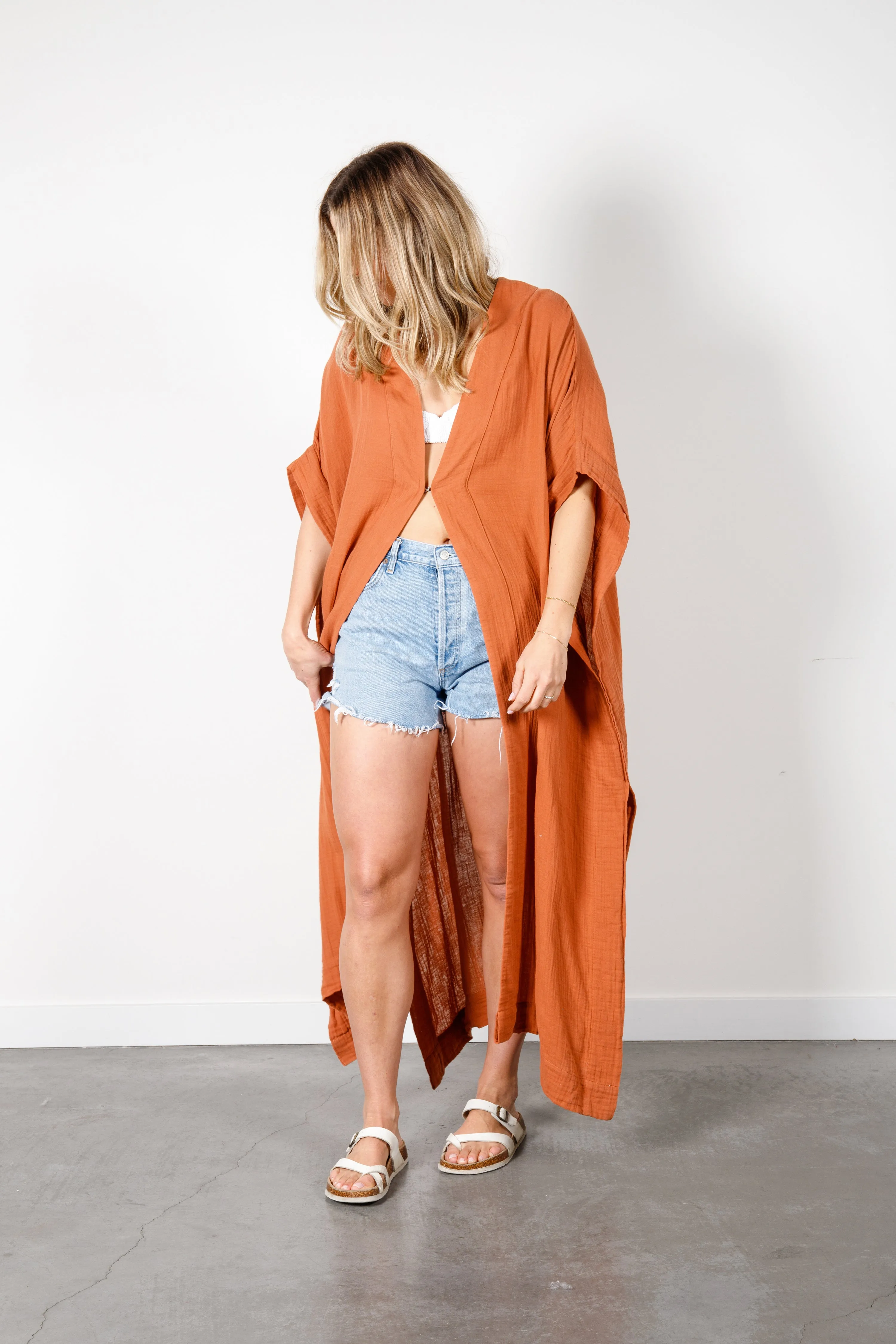 THE HAZEL | Open Muslin Cover-Up