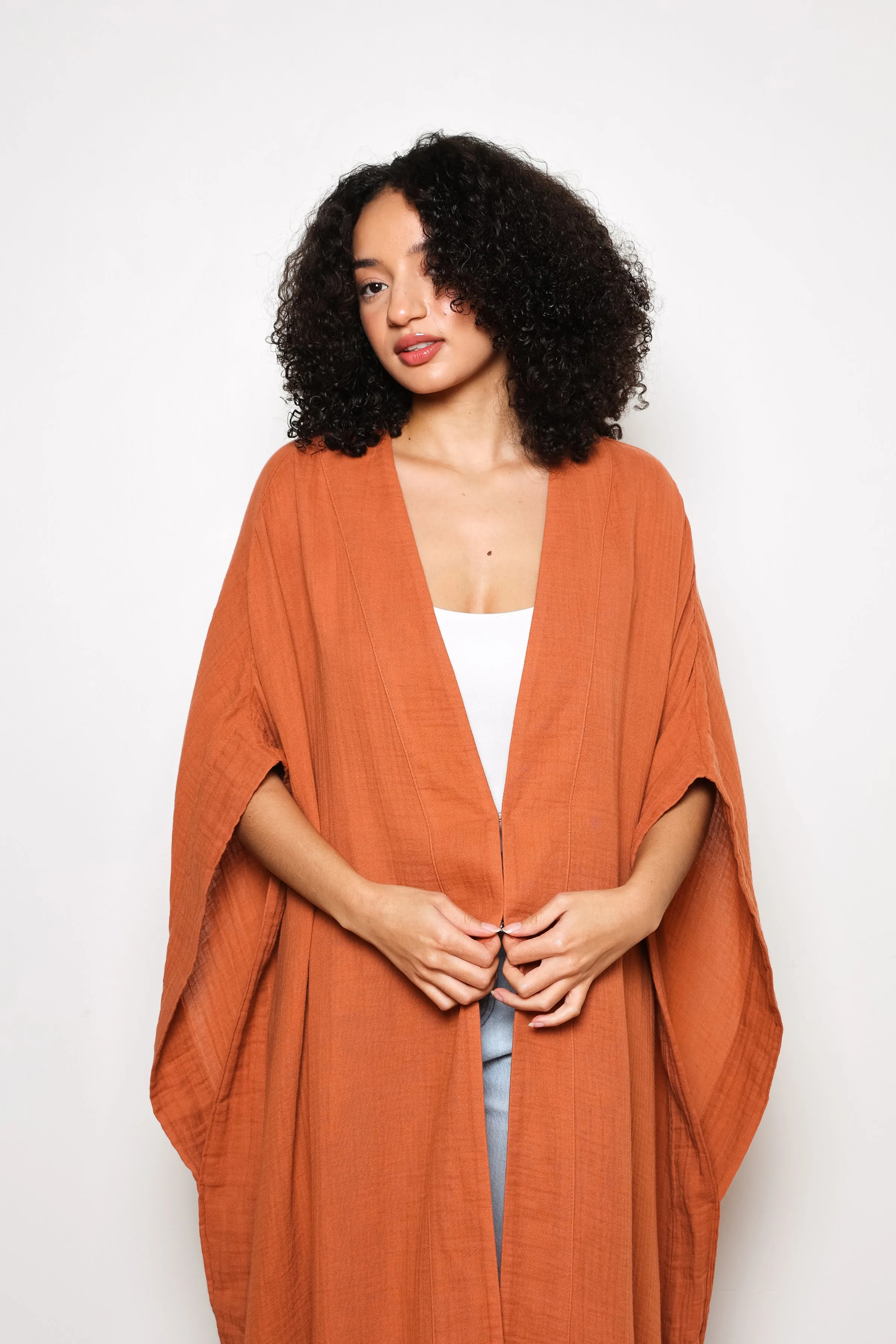 THE HAZEL | Open Muslin Cover-Up