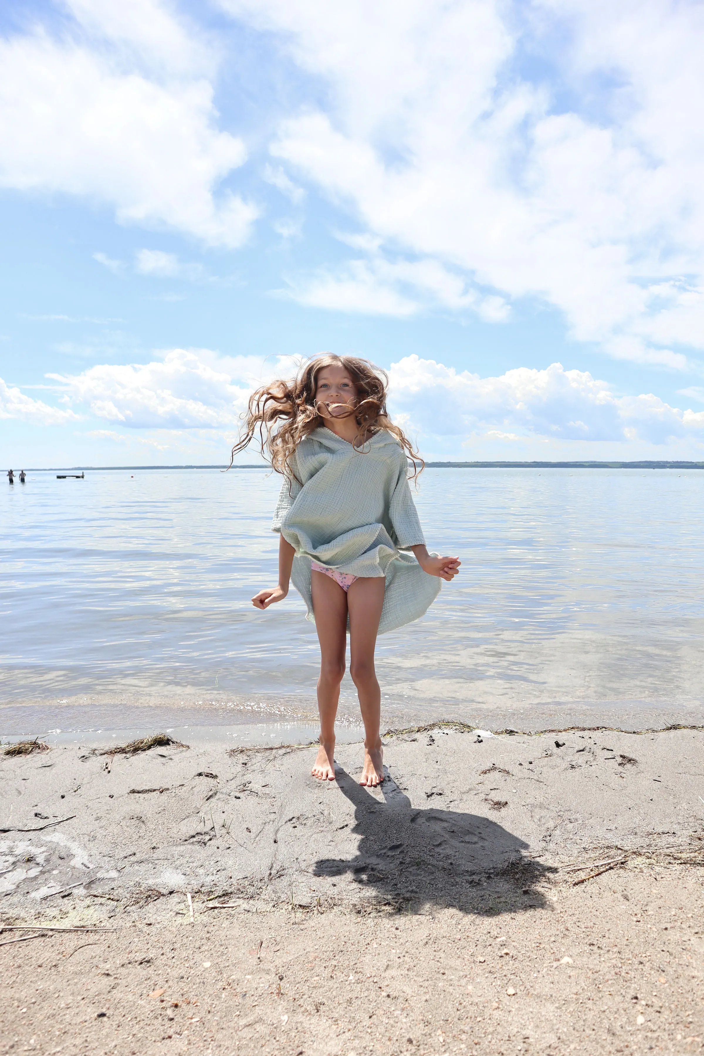 THE PEBBLE | Kid's Muslin Poncho