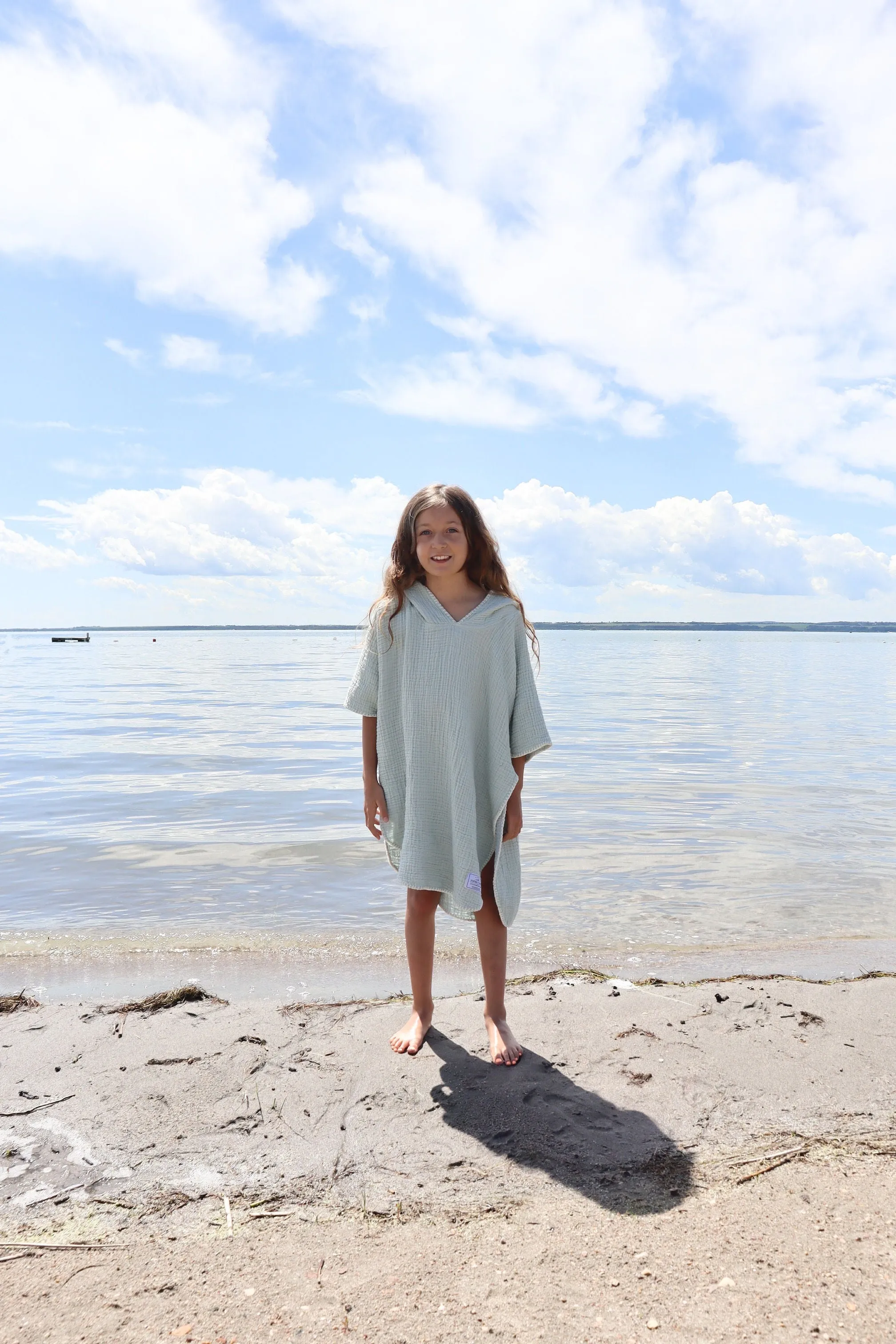 THE PEBBLE | Kid's Muslin Poncho