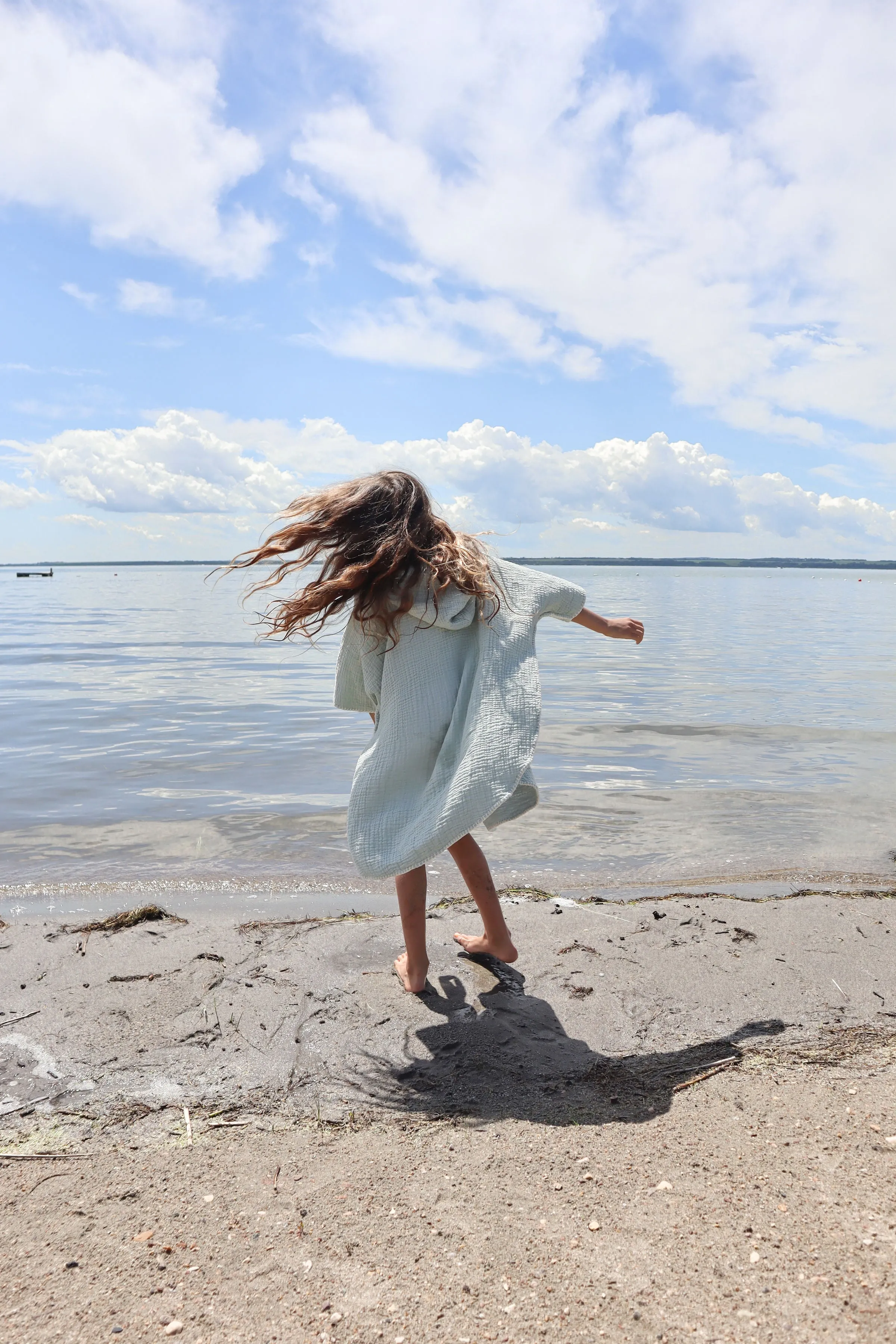 THE PEBBLE | Kid's Muslin Poncho