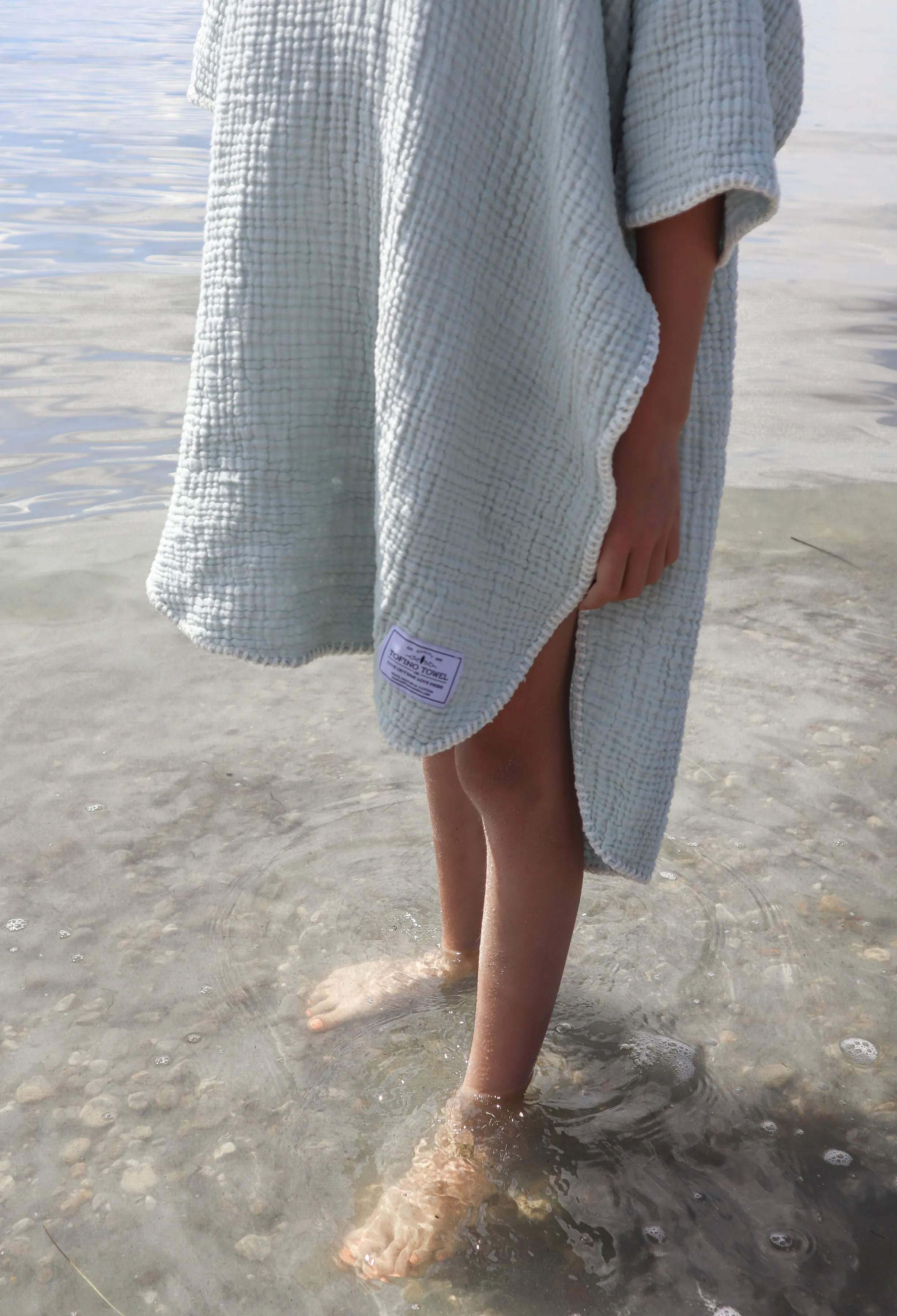 THE PEBBLE | Kid's Muslin Poncho