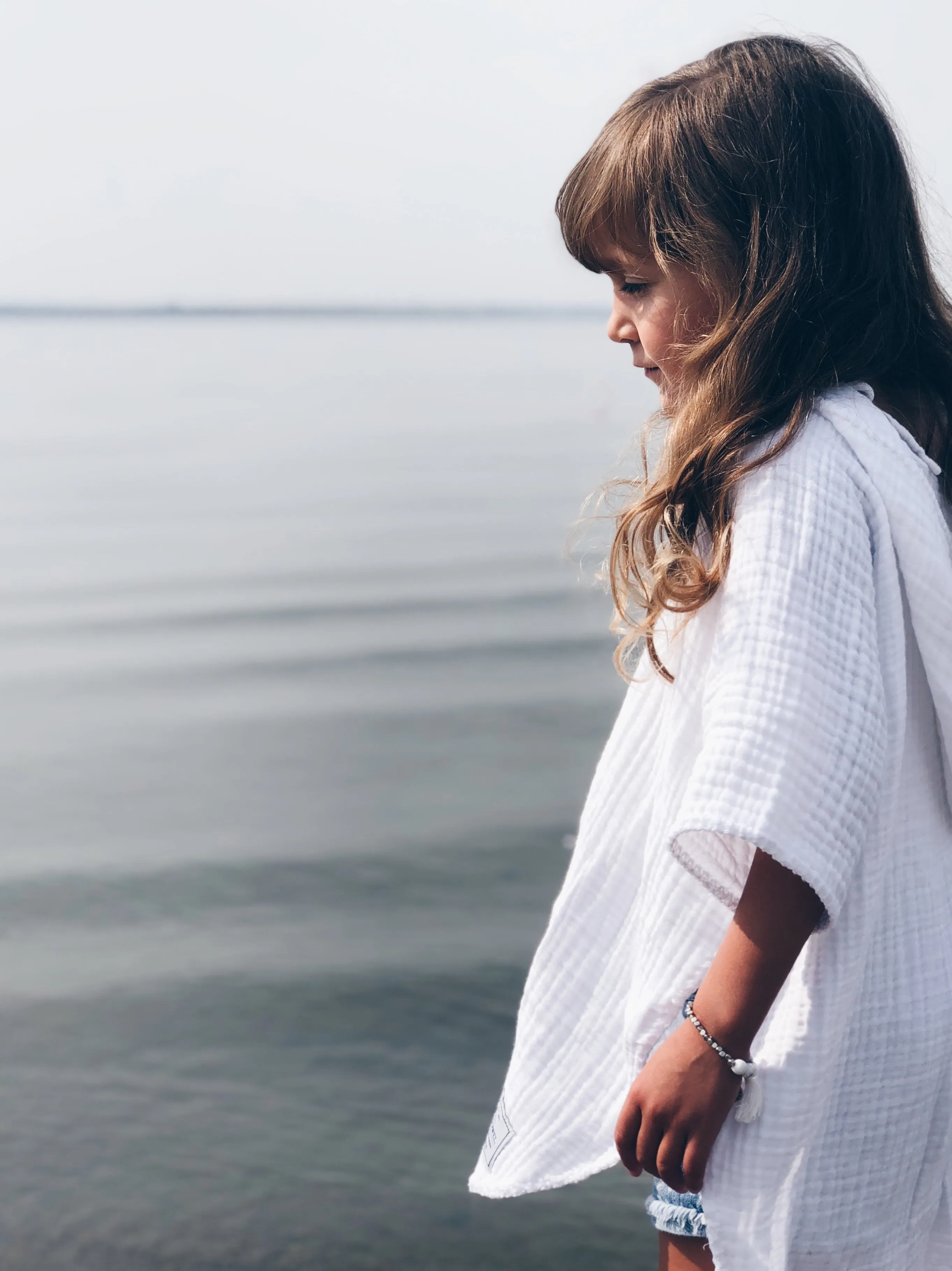 THE PEBBLE | Kid's Muslin Poncho