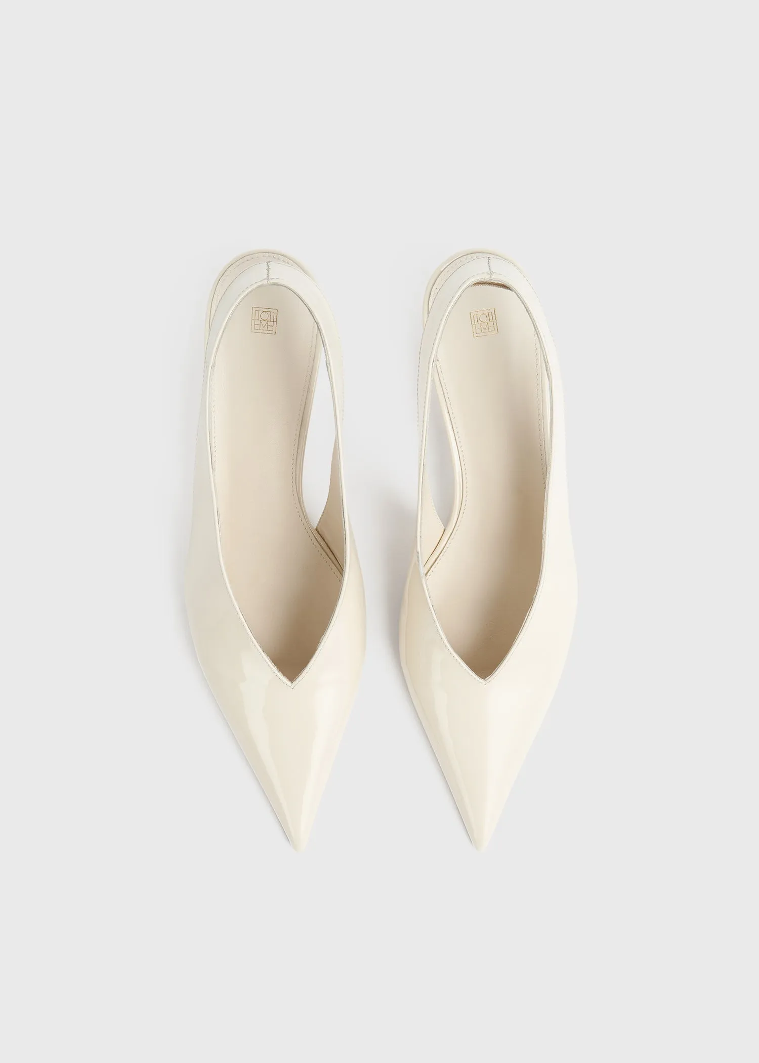 The Wedge-Heel Slingback bleached sand