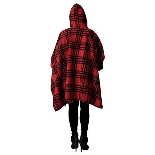 Tiana Hooded Full Zip Fleece Poncho