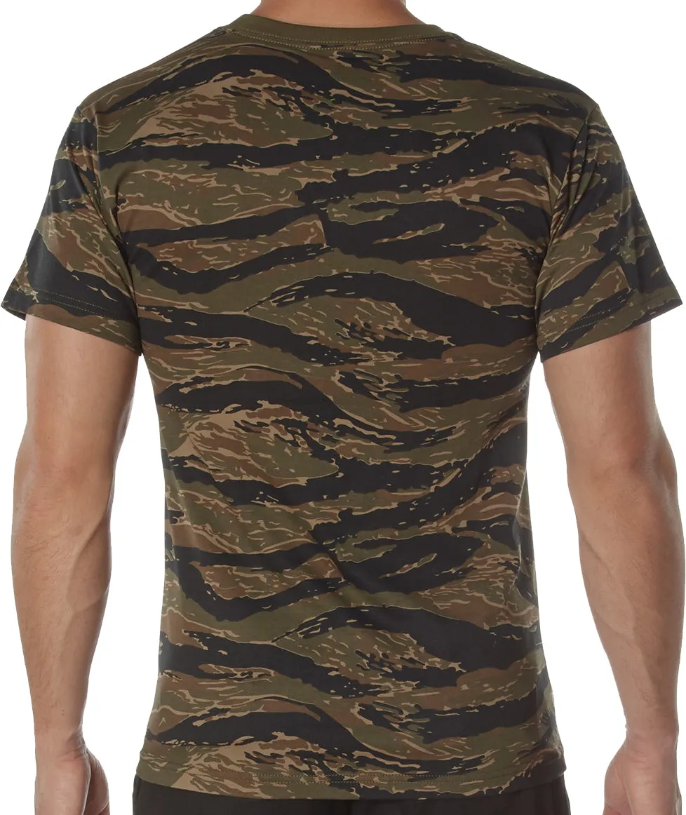 Tiger Stripe Camo - 100% Cotton Camo T-Shirt – Standard Fit Camouflage Shirt