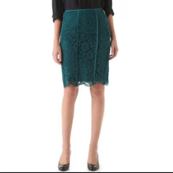 Tory Burch Lace Everett Skirt Size 10