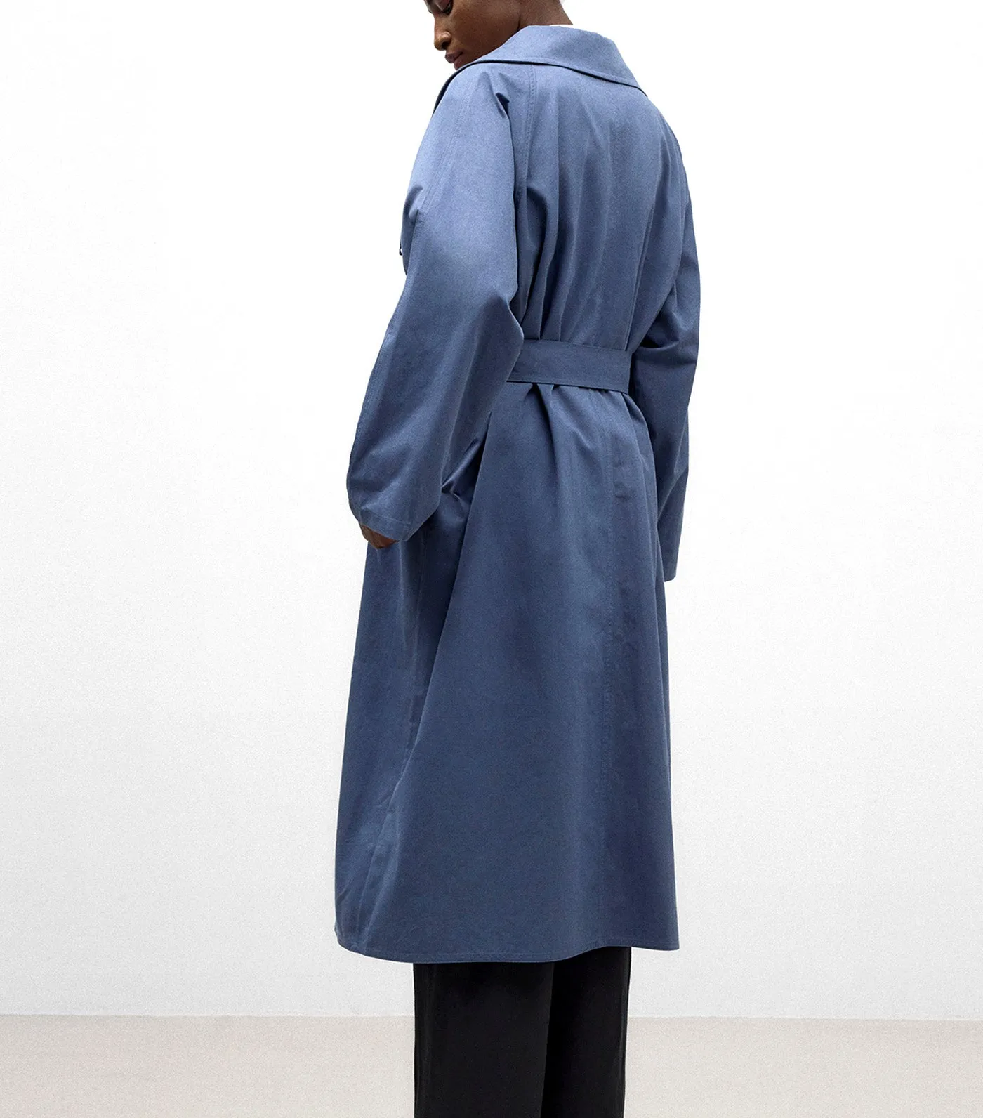 Trench Coat Petrol Blue