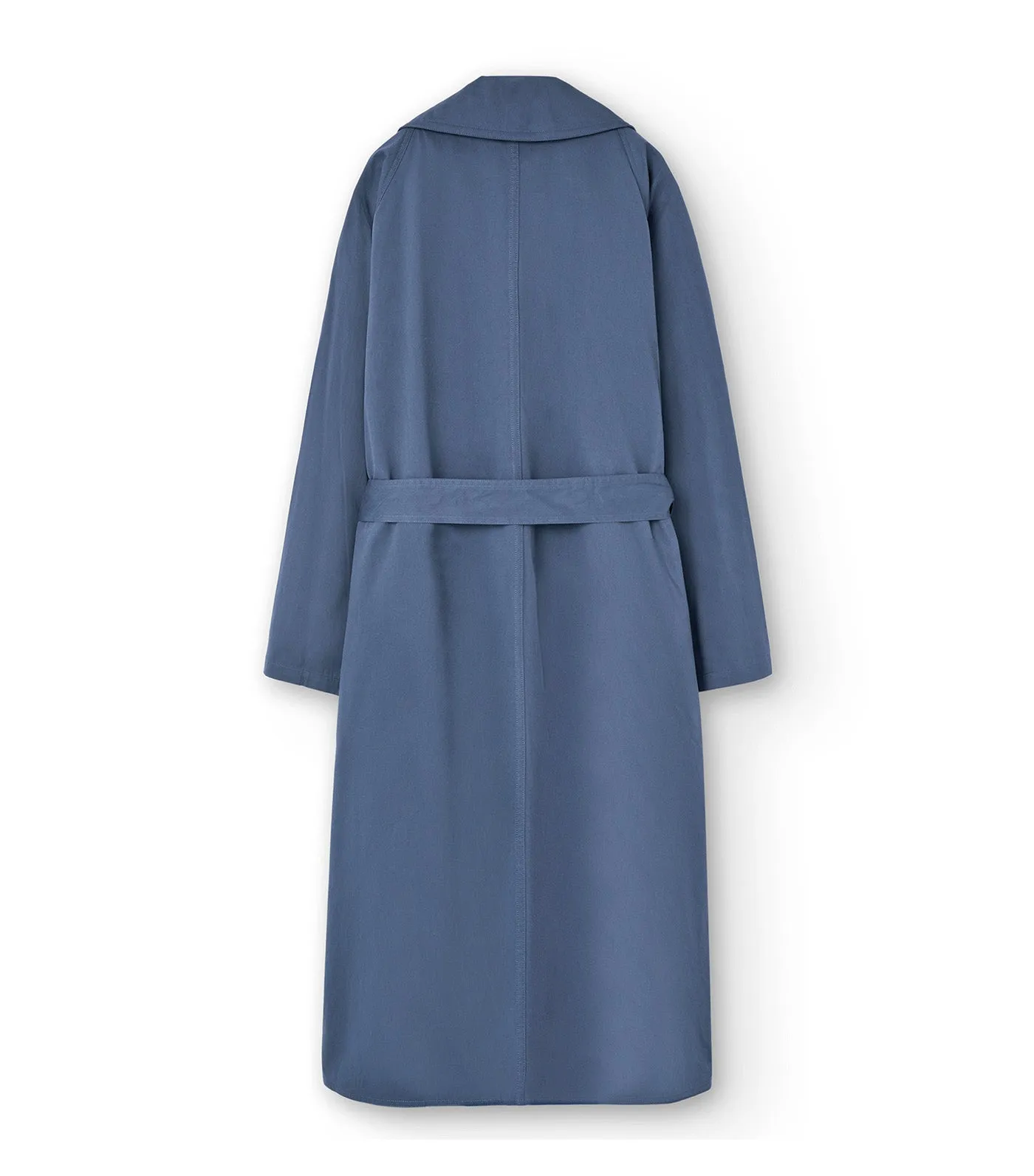 Trench Coat Petrol Blue