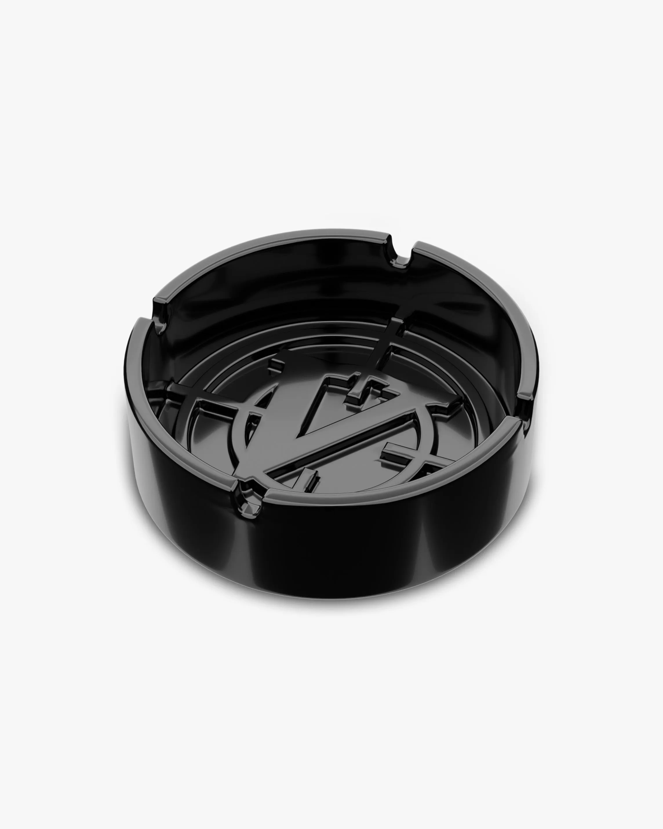 V-LOGO ASHTRAY BLACK