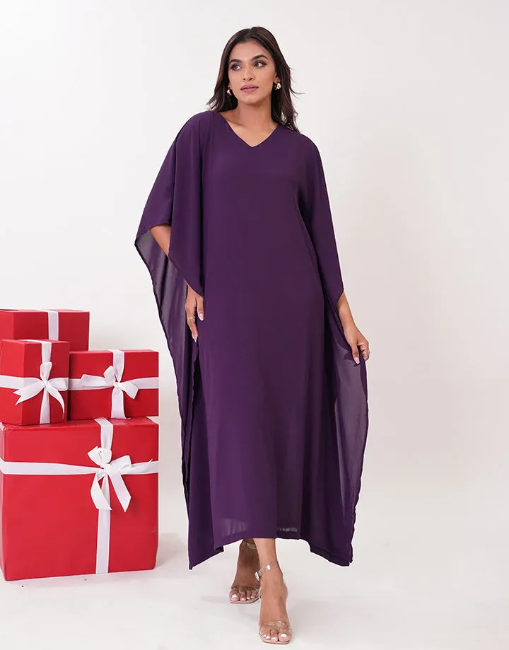 V-Neck Caftan Dress