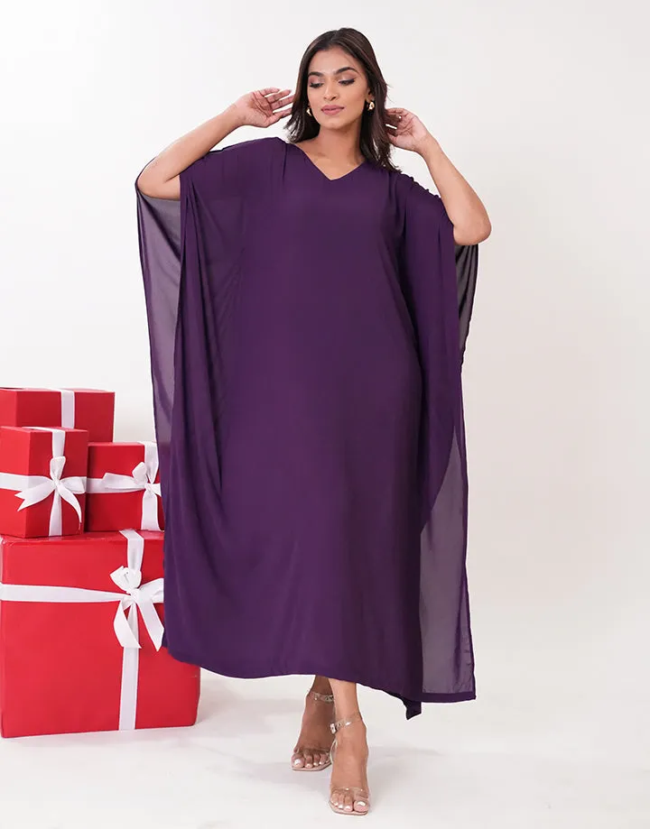 V-Neck Caftan Dress