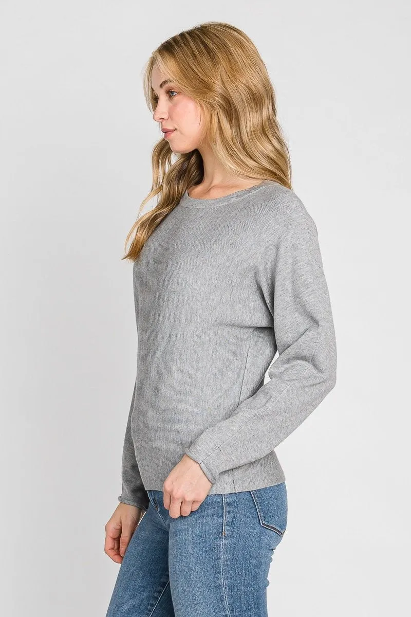 Viscose Classic Lightweight Crewneck Sweater