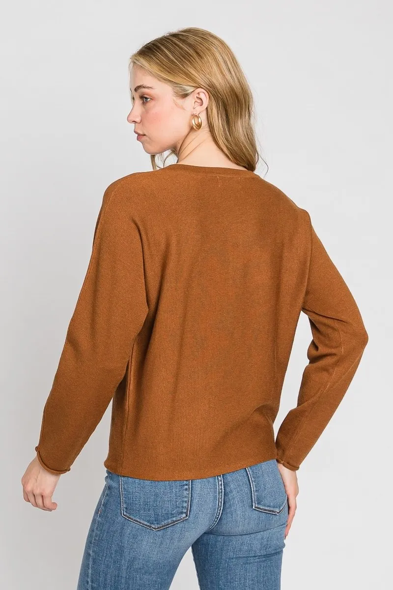 Viscose Classic Lightweight Crewneck Sweater