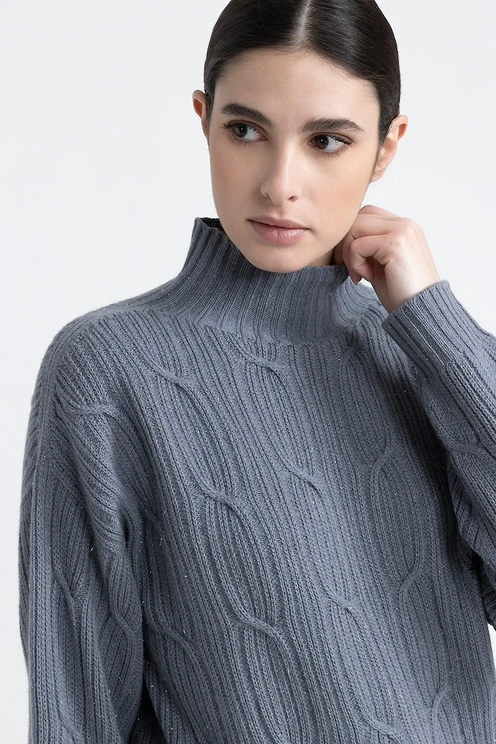 Wool, silk, cashmere sweater